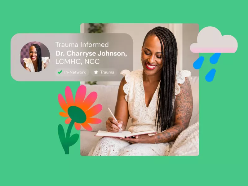 Cadre mental health networking platform interface