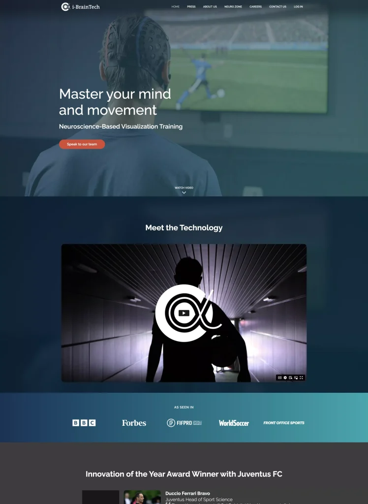 i-BrainTech AI neurofeedback training platform overview