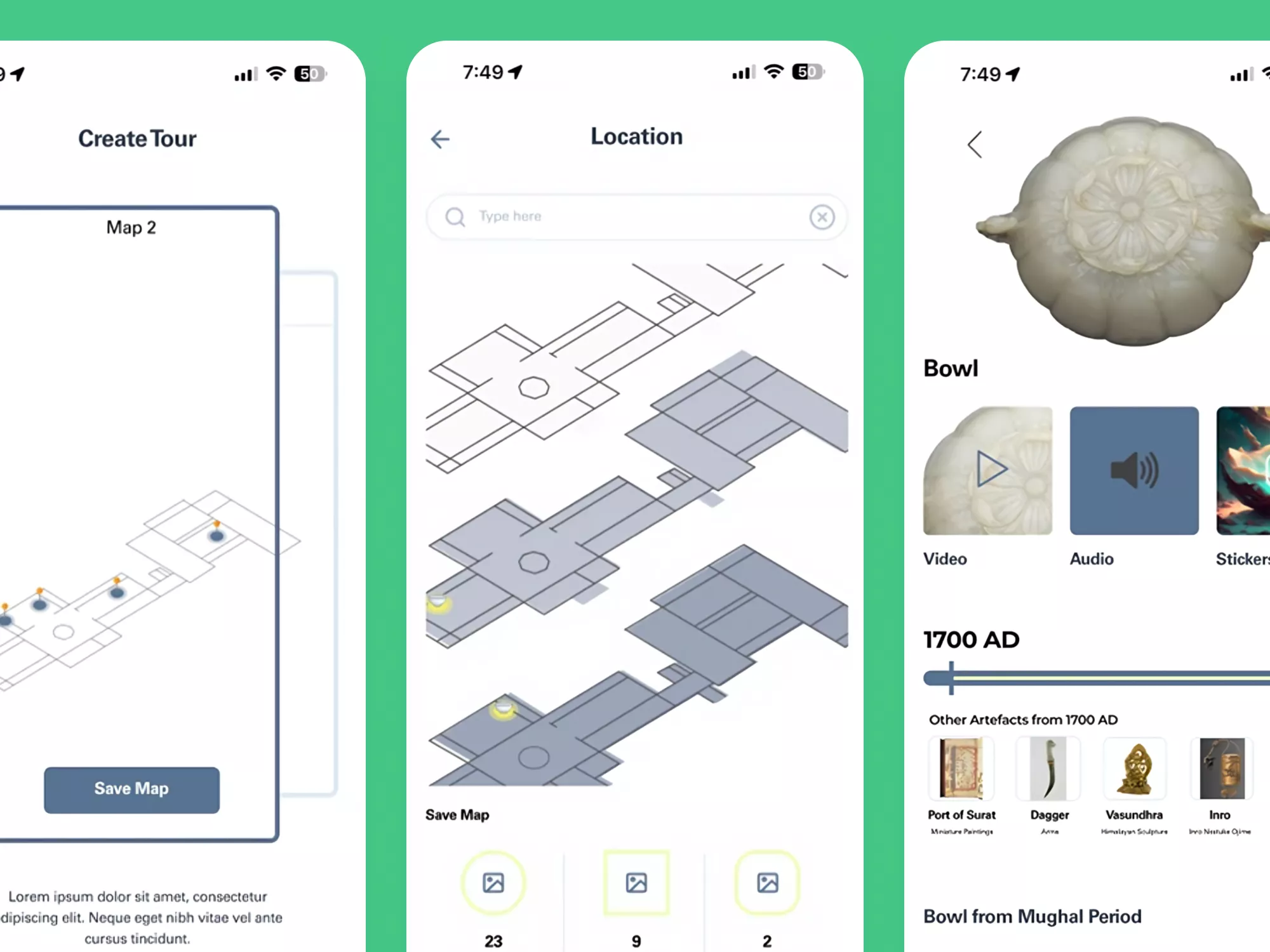 Artelligent improved app interface