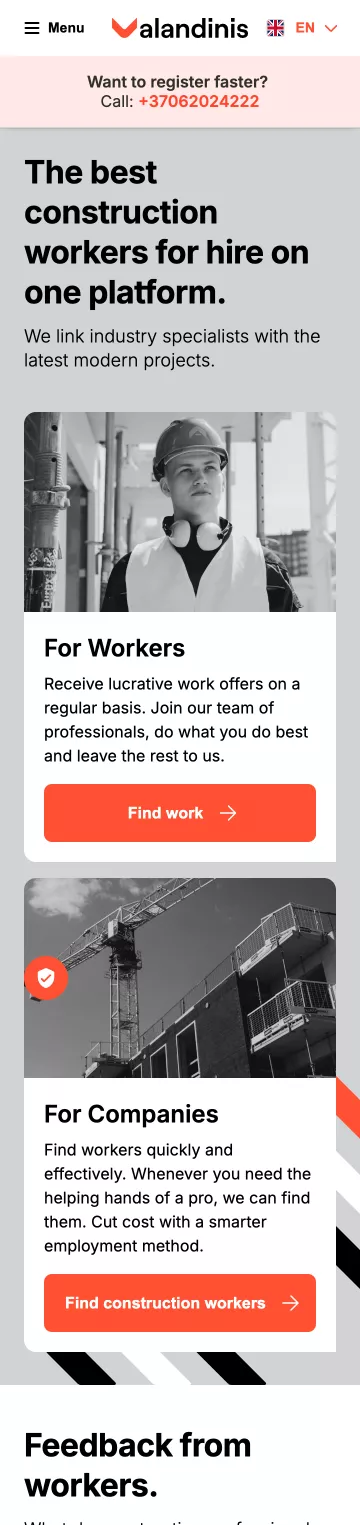 Valandinis construction workforce management platform overview
