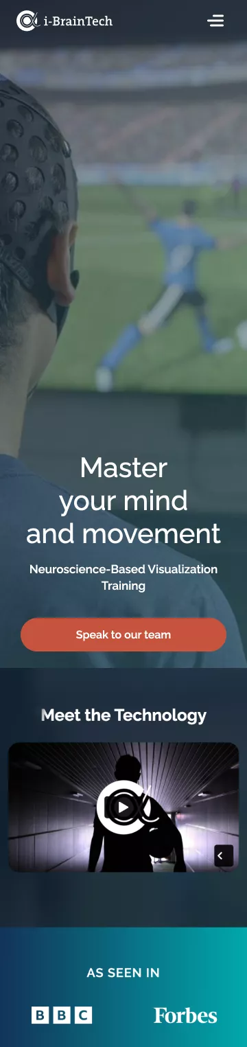 i-BrainTech AI neurofeedback training platform overview