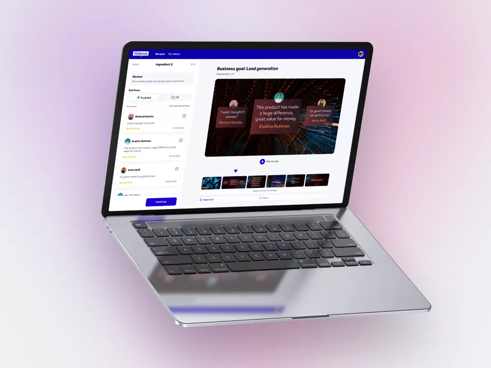 Viddyoze project overview illustration