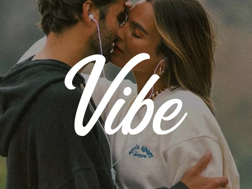 Vibe dating app background illustration